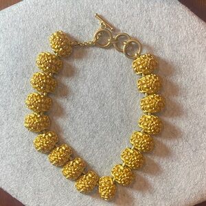 Radiant Gold Textured Necklace
